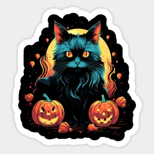 Turkish Angora Halloween Sticker